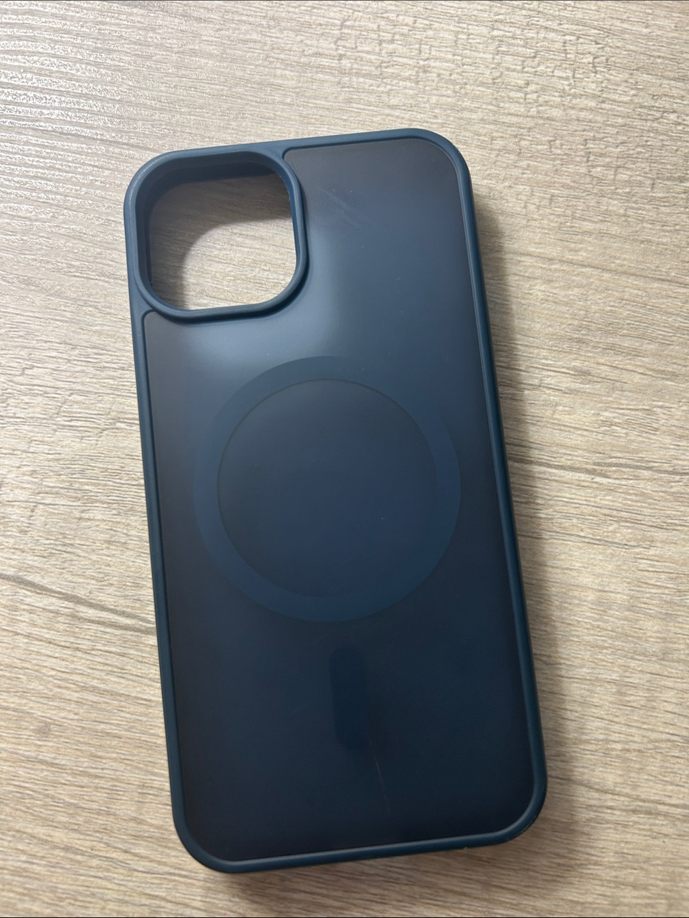 Apple Silicone MagSafe Phone Case - Dark Blue Iphone 14